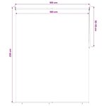 vidaXL Store enrouleur Protection UV Crème 180 x 230 cm Polyester