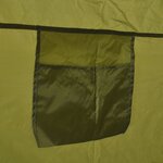 vidaXL Tente de douche/WC/dressing Vert