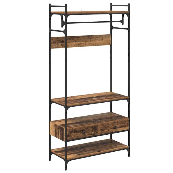 vidaXL Armoire Bois ancien 89 x 39 x 184.5 cm Bois d'ingénierie