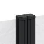 vidaXL Auvent latéral rétractable blanc 220x1000 cm