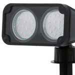 Eglo projecteur à led d'extérieur nema 1 6 w noir 93385