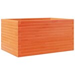 vidaXL Jardinière cire marron 90x60x45 5 cm bois de pin massif