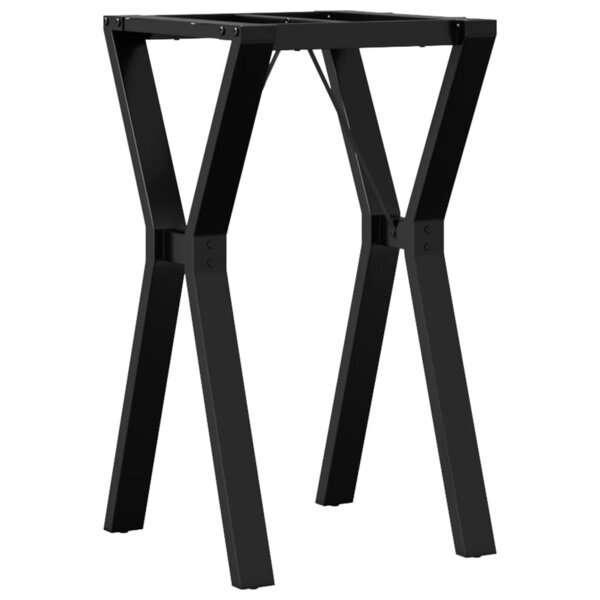 vidaXL Pieds de table à manger cadre en Y 40x40x73 cm fonte
