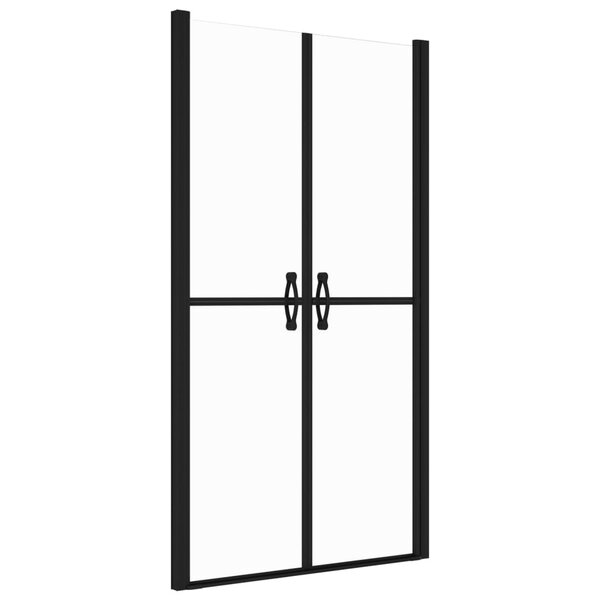 vidaXL Porte de douche ESG transparent (88-91)x190 cm