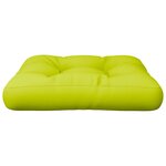 vidaXL Coussin de palette vert vif tissu
