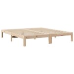 vidaXL Cadre de lit sans matelas 180x200 cm bois massif de pin