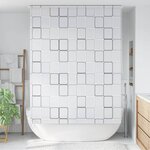 vidaXL Store roulant de douche 140x240 cm Carré