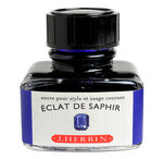 Encre traditionnelle à stylo en flacon 'D' 30ml Éclat de saphir HERBIN