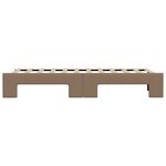 vidaXL Lit de jour avec lit gigogne cappuccino 90x200 cm similicuir