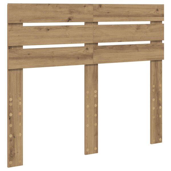 vidaXL Tête de lit Chêne artisanal 120 cm Bois d'ingénierie