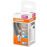 Osram ampoule led sphérique clair filament  4w=40 e14 froid