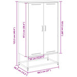 vidaXL Buffet haut jaune moutarde 68 5x38 5x123 5 cm acier