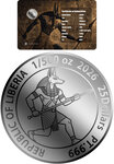 Monnaie ANUBIS 1/500 Oz Platine 25$ Liberia 2026 (PRÉCOMMANDE)
