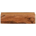 vidaXL Étagères murales 2 Pièces 30x17x8 cm bois massif d'acacia