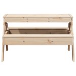vidaXL Table de pique-nique pour enfants 88x97x52cm bois massif de pin