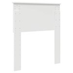 vidaXL Tête de lit Blanc 75 cm Bois d'ingénierie