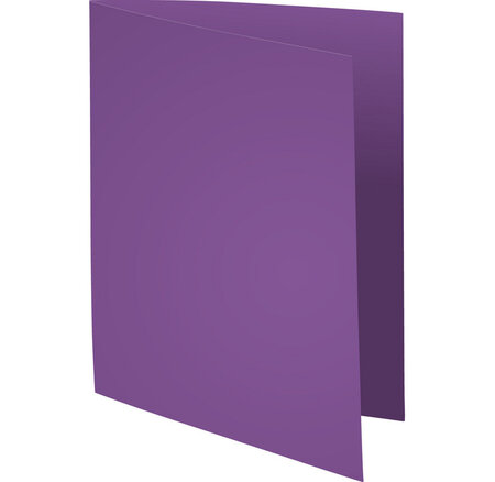 Paquet de 100 chemises Foldyne 180 Violet EXACOMPTA
