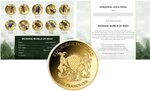 Pièce de monnaie en Or 3000 Francs g 0.031 (1/1000 oz) Millésime 2024 Wonder World Set BEES