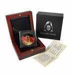 Pièce de monnaie en Argent 1000 Satoshi g 21 Millésime 2026 Bitcoin Nations GERMANY