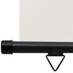 vidaXL Auvent latéral de balcon 175x250 cm Crème