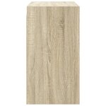 vidaXL Armoire murale avec portes en verre chêne sonoma 68x37x68 5 cm