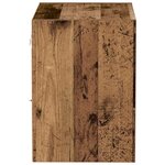 vidaXL Étagère flottante Marron 40 x 28 5 x 40 cm Bois d'ingénierie