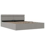 vidaXL Cadre de lit à rangement hydraulique sans matelas 160x200 cm