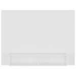 vidaXL Meuble TV mural Blanc 120x23 5x90 cm Bois d’ingénierie