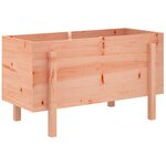 vidaXL Lit surélevé de jardin 101x50x57 cm bois Douglas massif