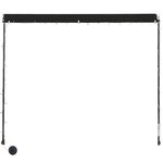 vidaXL Auvent rétractable avec LED 150x150 cm Anthracite