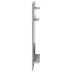 vidaXL Porte-manteau mural avec étagère Gris Sonoma 70 x 10 x 90 cm