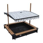 AXI Lily Bac a sable avec toit Anthracite Marron