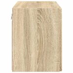 vidaXL Meuble TV mural Montage mural Chêne Sonoma 59 5 x 31 x 40 cm