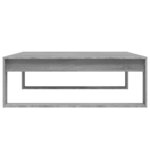 vidaXL Table basse Sonoma gris 100x100x35 cm Bois d'ingénierie