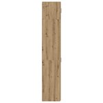 vidaXL Cabinet de rangement slim chêne artisanal 30 x 42.5 x 225 cm