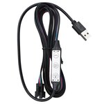 vidaXL Cadre de lit avec LED sans matelas gris similicuir 90x200 cm