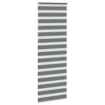 vidaXL Store zèbre gris foncé largeur du tissu 80 9 cm polyester