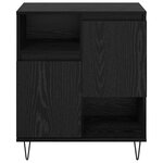vidaXL Buffet Chêne noir 60 x 35 x 70 cm Bois d'ingénierie