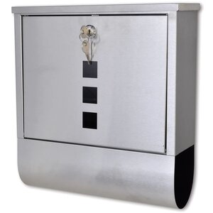 Boîte aux lettres en acier inoxydable argent 02_0041550