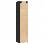 vidaXL Armoire de rangement mince noir 50x42 5x225cm bois d'ingénierie