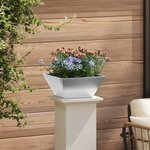 vidaXL Ensemble de Pots en Métal Acier galvanisé 35 x 35 x 15 cm