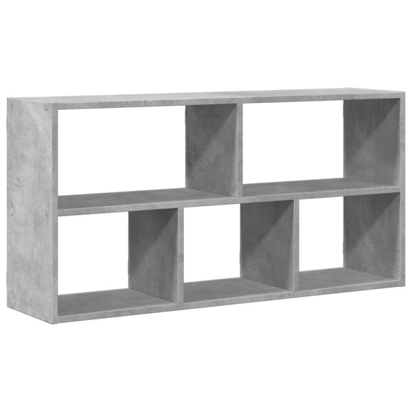 vidaXL Étagère murale gris béton 100x25x50 cm bois d'ingénierie