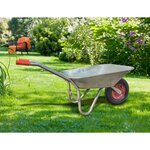 GALICO Brouette Practo Garden Capacité : 85 l - Charge max : 100 kg - Roue pneumatique