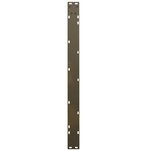 vidaXL Pieds de table à manger en forme de V  2 pièces  acier naturel  100 x (72-73 3) cm