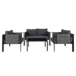 Salon de jardin en acier NICE