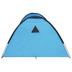 vidaXL Tente igloo de camping 650x240x190 cm 8 personnes Bleu