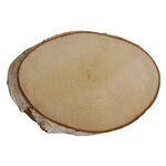 Disque de bouleau ovale ø21 - 23 cm