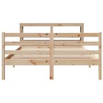 vidaXL Cadre de lit sans matelas 160x200 cm bois massif de pin