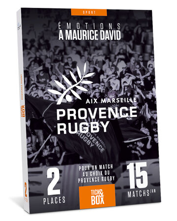 Coffret cadeau - TICKETBOX - Provence Rugby
