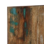 vidaXL Tête de lit multicolore 140 cm bois massif récupération